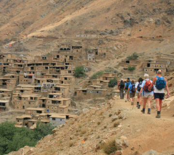 hiking in Morocco
